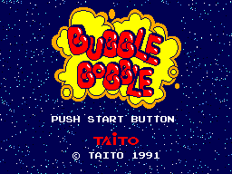 Game Bubble Bobble (Sega Master System - sms)