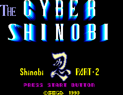 Game Cyber Shinobi (Sega Master System - sms)