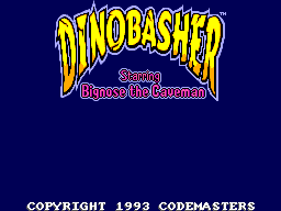 Game Dinobasher - Starring Bignose the Caveman (Sega Master System - sms)