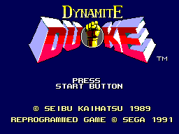 Game Dynamite Duke (Sega Master System - sms)