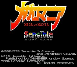 Game Mega lo Mania - Jikuu Daisenryaku  (Super Nintendo - snes)