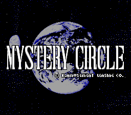 Game Mystery Circle (Super Nintendo - snes)