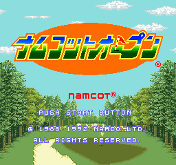 Game Namco Open (Super Nintendo - snes)