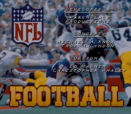 Game NFL Football (Super Nintendo - snes)