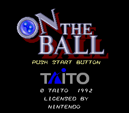 Game On the Ball (Super Nintendo - snes)