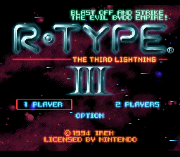 Game R-Type III - The Third Lightning  (Super Nintendo - snes)