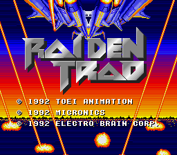 Game Raiden Trad (Super Nintendo - snes)