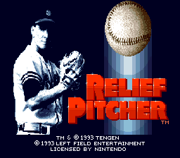 Game Relief Pitcher (Super Nintendo - snes)