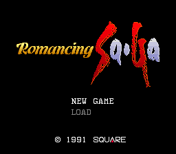 Game Romancing SaGa (Super Nintendo - snes)