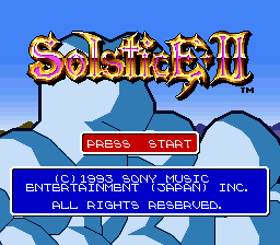 Game Solstice 2 (Super Nintendo - snes)