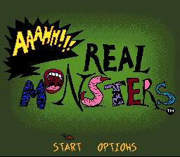 Game AAAHH!!! Real Monsters (Super Nintendo - snes)
