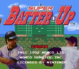 Game Super Batter Up (Super Nintendo - snes)
