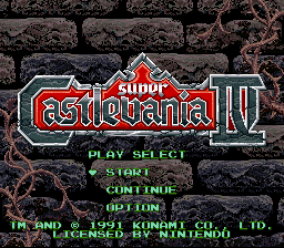 Game Super Castlevania IV (Super Nintendo - snes)