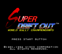 Game Super Drift Out (Super Nintendo - snes)