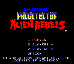 Game Super Probotector - The Alien Rebels (Super Nintendo - snes)