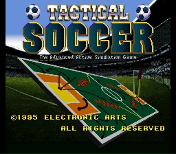 Game Tactical Soccer (Super Nintendo - snes)