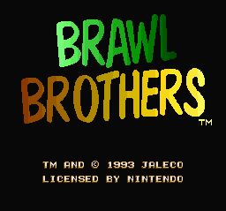 Game Brawl Brothers (Super Nintendo - snes)