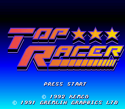Game Top Racer (Super Nintendo - snes)