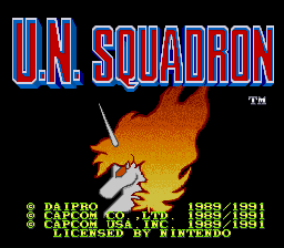 Game U.N. Squadron (Super Nintendo - snes)