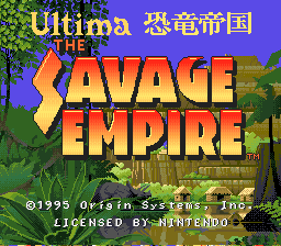 Game Ultima - Kyouryuu Teikoku (Super Nintendo - snes)