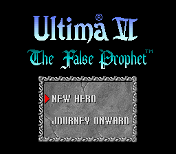 Game Ultima VI - The False Prophet (Super Nintendo - snes)