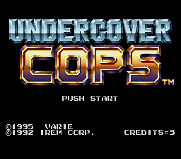 Game Undercover Cops (Super Nintendo - snes)