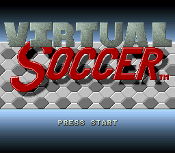Game Virtual Soccer (Super Nintendo - snes)