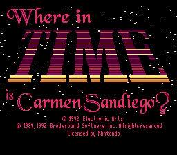 Обложка игры Where in Time is Carmen Sandiego