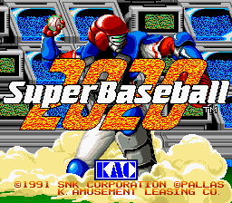 Game 2020 Super Baseball (Super Nintendo - snes)