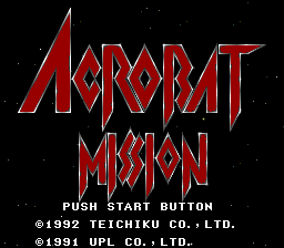Game Acrobat Mission (Super Nintendo - snes)