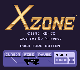 Game X Zone (Super Nintendo - snes)