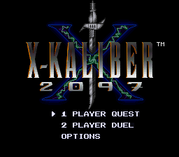 Game X-Kaliber 2097 (Super Nintendo - snes)