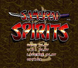 Game Samurai Spirits (Super Nintendo - snes)