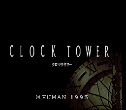 Game Clock Tower (Super Nintendo - snes)