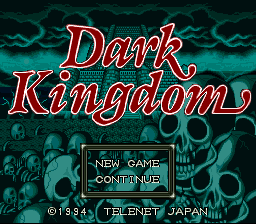 The game Dark Kingdom - Super Nintendo | SNES