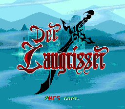 The game Der Langrisser - Super Nintendo | SNES