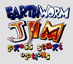 Game Earthworm Jim (Super Nintendo - snes)