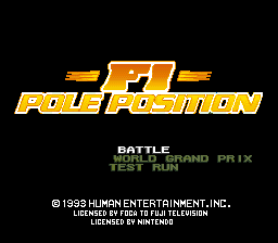 Game F1 Pole Position (Super Nintendo - snes)