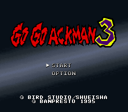 Game Go Go Ackman 3 (Super Nintendo - snes)