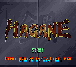 Game Hagane (Super Nintendo - snes)