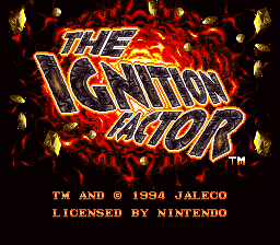Game Ignition Factor, The (Super Nintendo - snes)