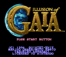 Down-load a game Illusion of Gaia (Super Nintendo - snes)