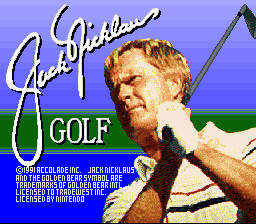 Game Jack Nicklaus Golf (Super Nintendo - snes)