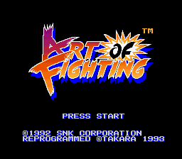 Game Art of Fighting (Super Nintendo - snes)
