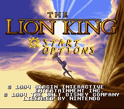 Game Lion King, The (Super Nintendo - snes)