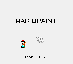 Game Mario Paint (Super Nintendo - snes)