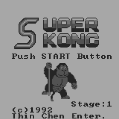 Game Super Kong (Supervision - sv)