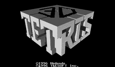 Game 3D Tetris (Virtual Boy - vboy)