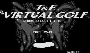 Game T&E Virtual Golf  (Virtual Boy - vboy)