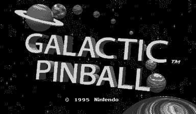 Game Galactic Pinball (Virtual Boy - vboy)